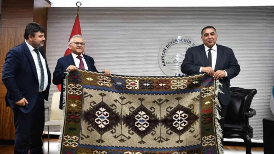 Büyükkılıç'tan kardeş şehir Misrata heyetine mehteranlı coşkulu karşılama