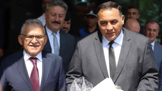 Büyükkılıç'tan kardeş şehir Misrata heyetine mehteranlı coşkulu karşılama