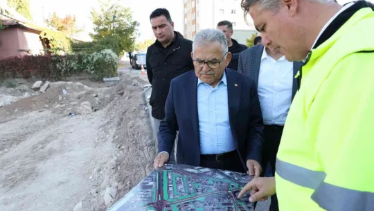 Büyükkılıç'tan Sivas Bulvarı'nı Kocasinan Bulvarı'na bağlayacak yolda inceleme