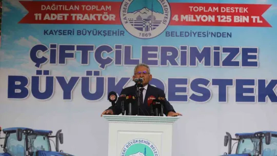 Büyükşehir'den 2023 yılında tarım ve hayvancılığa 200 milyon TL'nin üzerinde yatırım