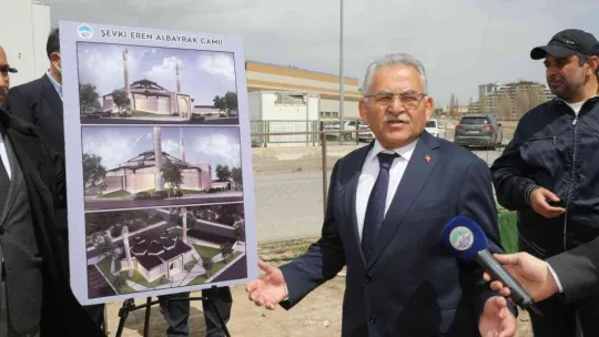 Büyükşehir ile hayırsever işbirliğinde yapılacak caminin temeli atıldı