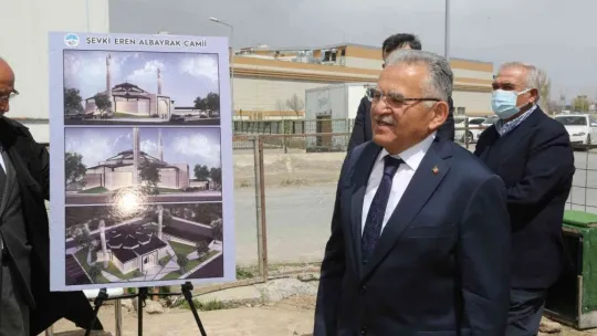 Büyükşehir ile hayırsever işbirliğinde yapılacak caminin temeli atıldı
