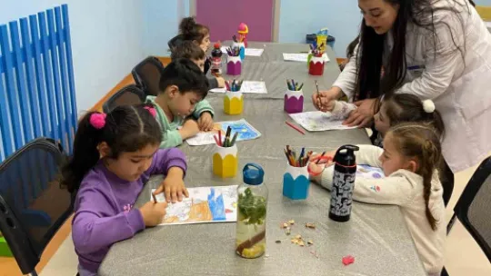 'Çocuklara özel' kütüphanede yarıyıl tatil yoğunluğu