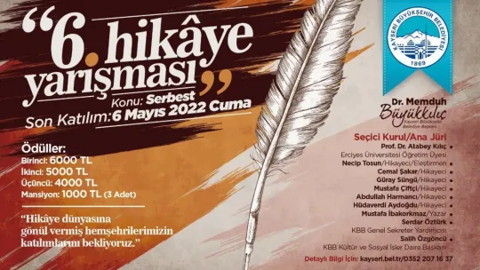 Büyükşehir'in 6. Hikaye Yarışması'na yoğun ilgi