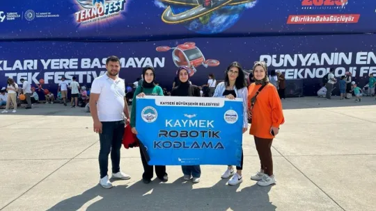 Kayseri Bilim Merkezi, Ankara Teknofest'te ilgi odağı oldu
