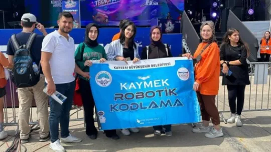 Kayseri Bilim Merkezi, Ankara Teknofest'te ilgi odağı oldu
