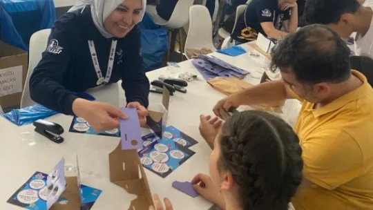 Kayseri Bilim Merkezi, Ankara Teknofest'te ilgi odağı oldu