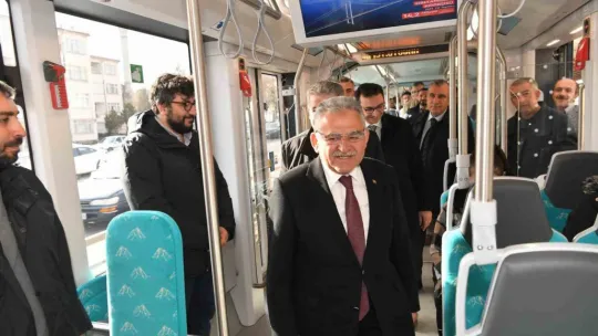 Tramvaylarda ücretsiz internet hizmeti 208 bin kez kullanıldı