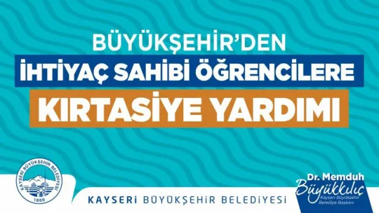 Büyükşehir'in ulaşım ve kırtasiye desteği başvuruları başladı