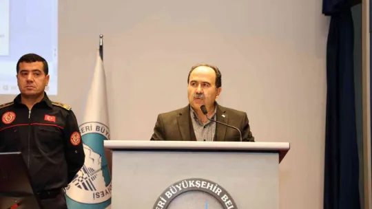 Büyükşehir İtfaiyesi'nden personele hizmet içi eğitim