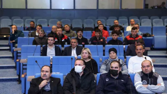 Büyükşehir İtfaiyesi'nden personele hizmet içi eğitim