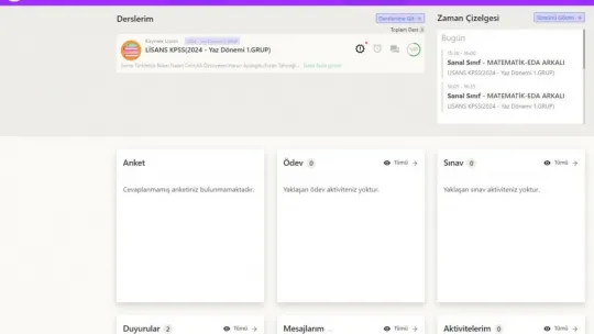 KAYMEK UZEM'de KPSS lisans ücretsiz online derslerine yoğun ilgi