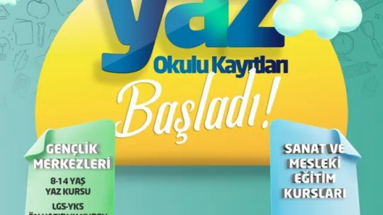 Büyükşehir KAYMEK Yaz Kursları'na bir haftada 5 bin kayıt