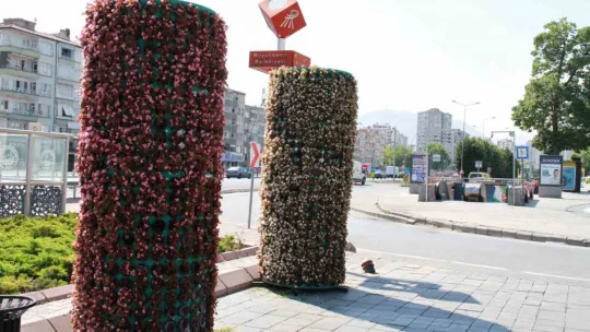 Kayseri 800 bin çiçekle renklendi