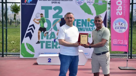 Büyükşehir Spor A.Ş. ev sahipliğinde düzenlenen T200 Master Tenis Turnuvası tamamlandı