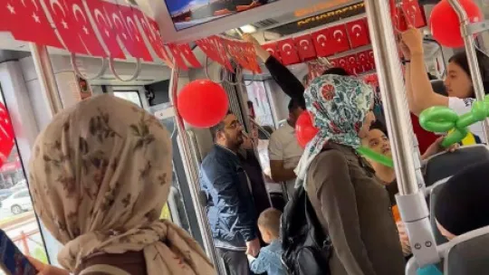'Çocuk Treni' ile eğlenceli yolculuk
