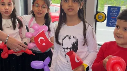 'Çocuk Treni' ile eğlenceli yolculuk