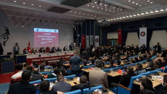 Büyükşehirde toplu iş sözleşmesi imzalandı