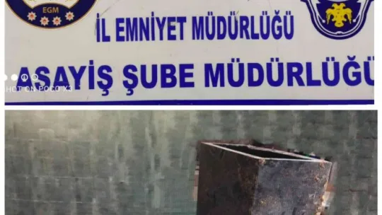 Çalınan çelik kasa toprağın altından çıktı