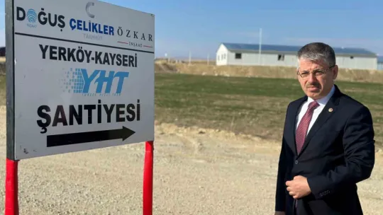 Çopuroğlu'ndan hızlı tren şantiyesine ziyaret