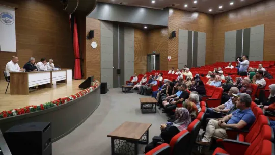 Çorakçılar mahalle halkı Kentsel Dönüşüm Projesi için bilgilendirildi