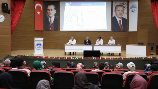 Çorakçılar mahalle halkı Kentsel Dönüşüm Projesi için bilgilendirildi