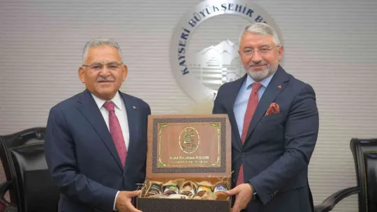 Çorum Belediye Başkanı Aşgın'dan Başkan Büyükkılıç'a ziyaret