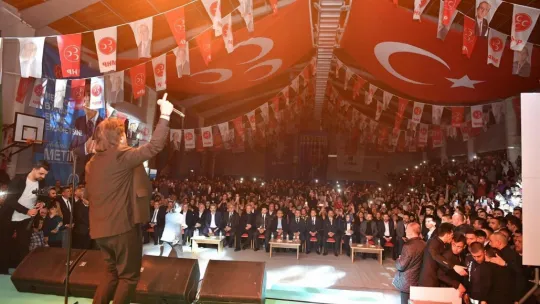 Cumhur İttifakı projelerini Bünyan'da tanıttı