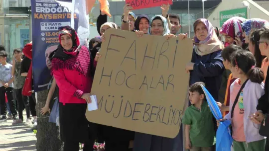 Cumhurbaşkanı Erdoğan Kayseri'de