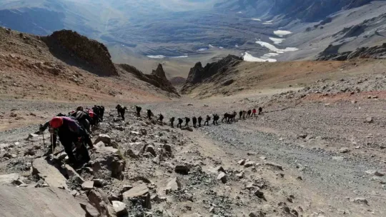 Dağcılar Erciyes'in Zirvesinde Buluşacak