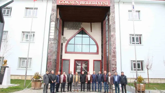 Develi Belediyesi'nden Göksun Belediyesi'ne 'kardeşlik ziyareti'