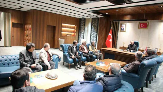 Develi Belediyesi'nden Göksun Belediyesi'ne 'kardeşlik ziyareti'