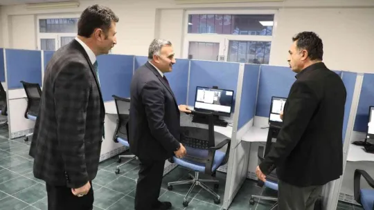 Develi'de 'e-sınav merkezi' hizmete başladı