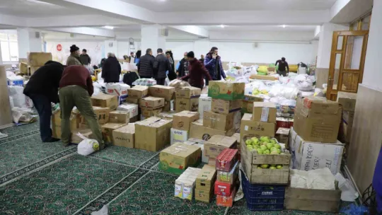 Develi'den depremzedeler için 4 yardım kafilesi daha yola çıktı