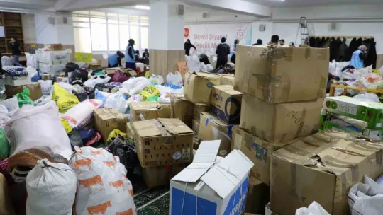 Develi'den depremzedeler için 4 yardım kafilesi daha yola çıktı