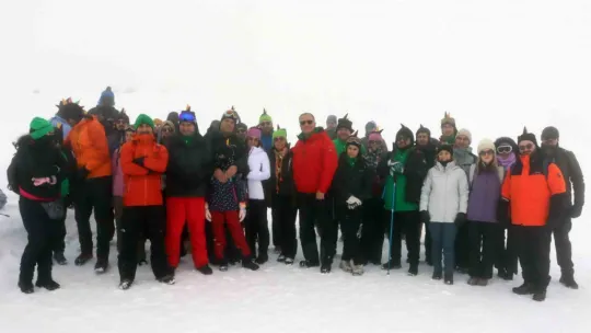 Doktorlar Erciyes'te kendilerini afetlere hazırlıyor