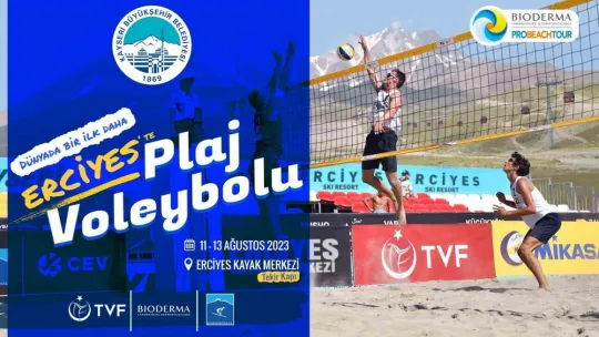 Dünyada ilk kez bir dağda 'plaj voleybolu' oynanacak