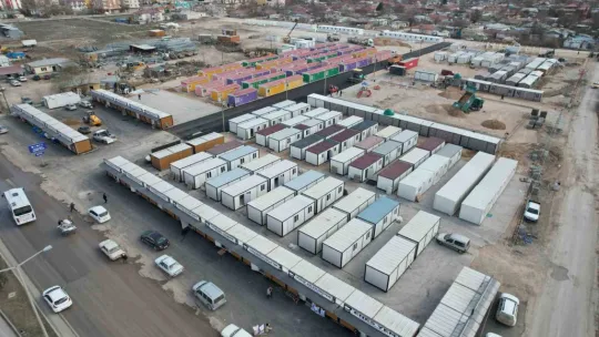 Elbistan Talas Kent'te anahtarlar teslim ediliyor