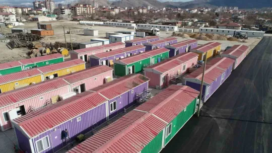 Elbistan Talas Kent'te anahtarlar teslim ediliyor