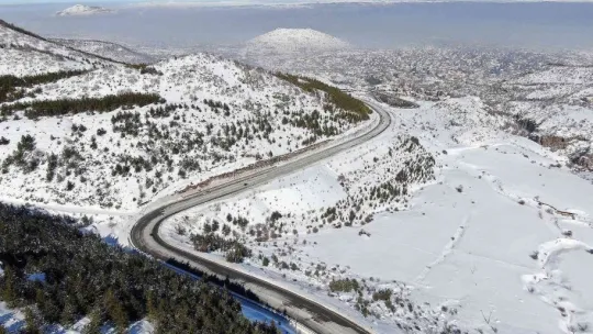 Erciyes'te eşsiz kış güzelliği