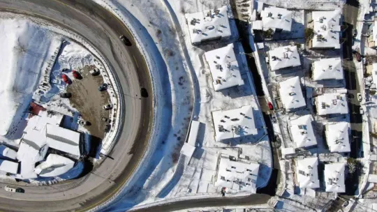 Erciyes'te eşsiz kış güzelliği