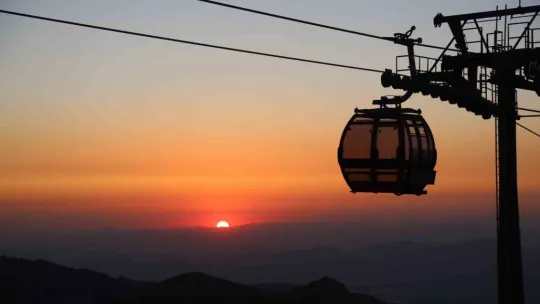 Erciyes'te gün batımı