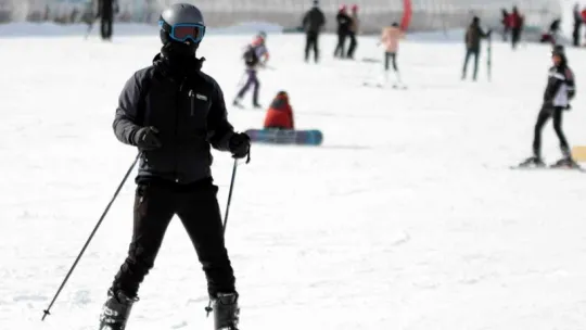 Erciyes'te insan seli