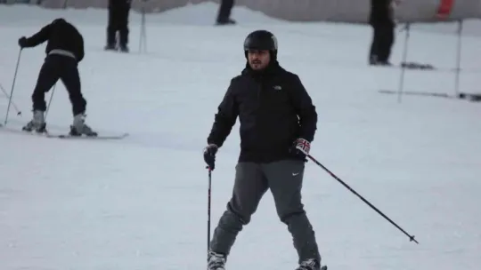Erciyes'te insan seli