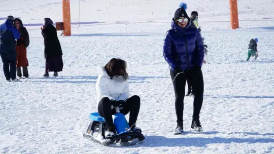 Erciyes'te kayak sezonu açıldı