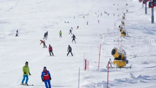 Erciyes'te kayak sezonu açıldı