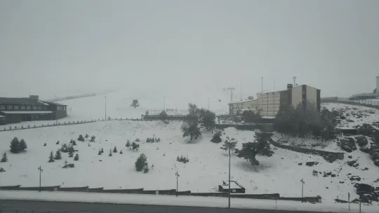Erciyes'te Mayıs karı güzelliği