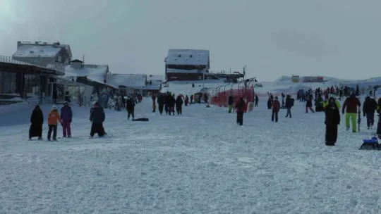 Erciyes'te sömestir yoğunluğu