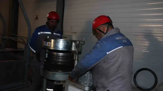 Erciyes'in 24 kilometrelik halatı santim santim kontrol ediyor