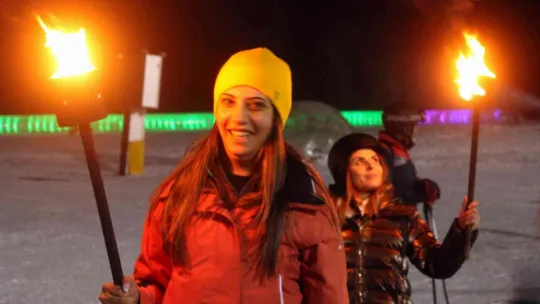 Erciyes yılbaşında doldu taştı